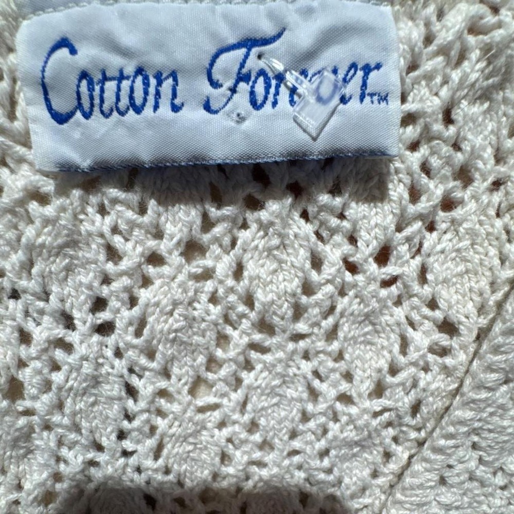 Crochet knit boho vest - Picture 4 of 4